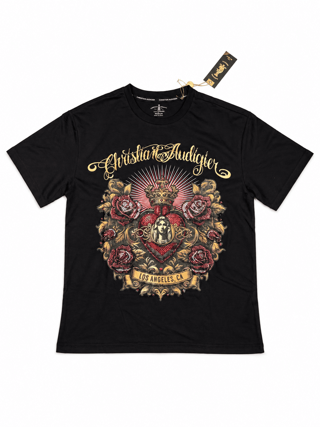 Camiseta Christian Audigier corona negra
