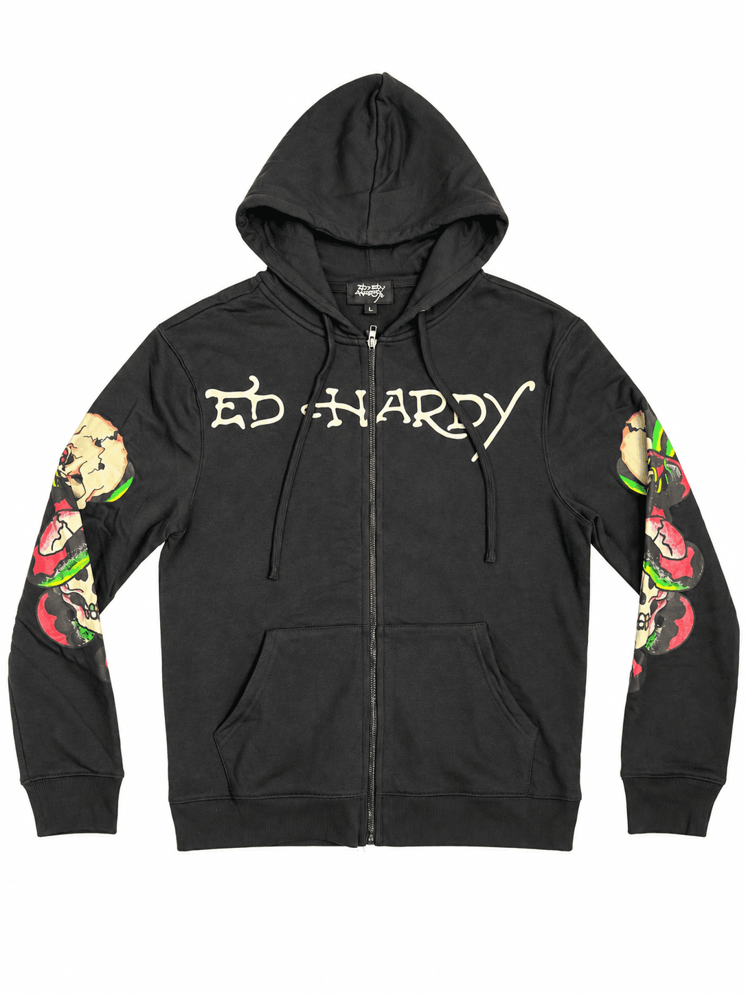 Buzo cierre completo Ed Hardy negro