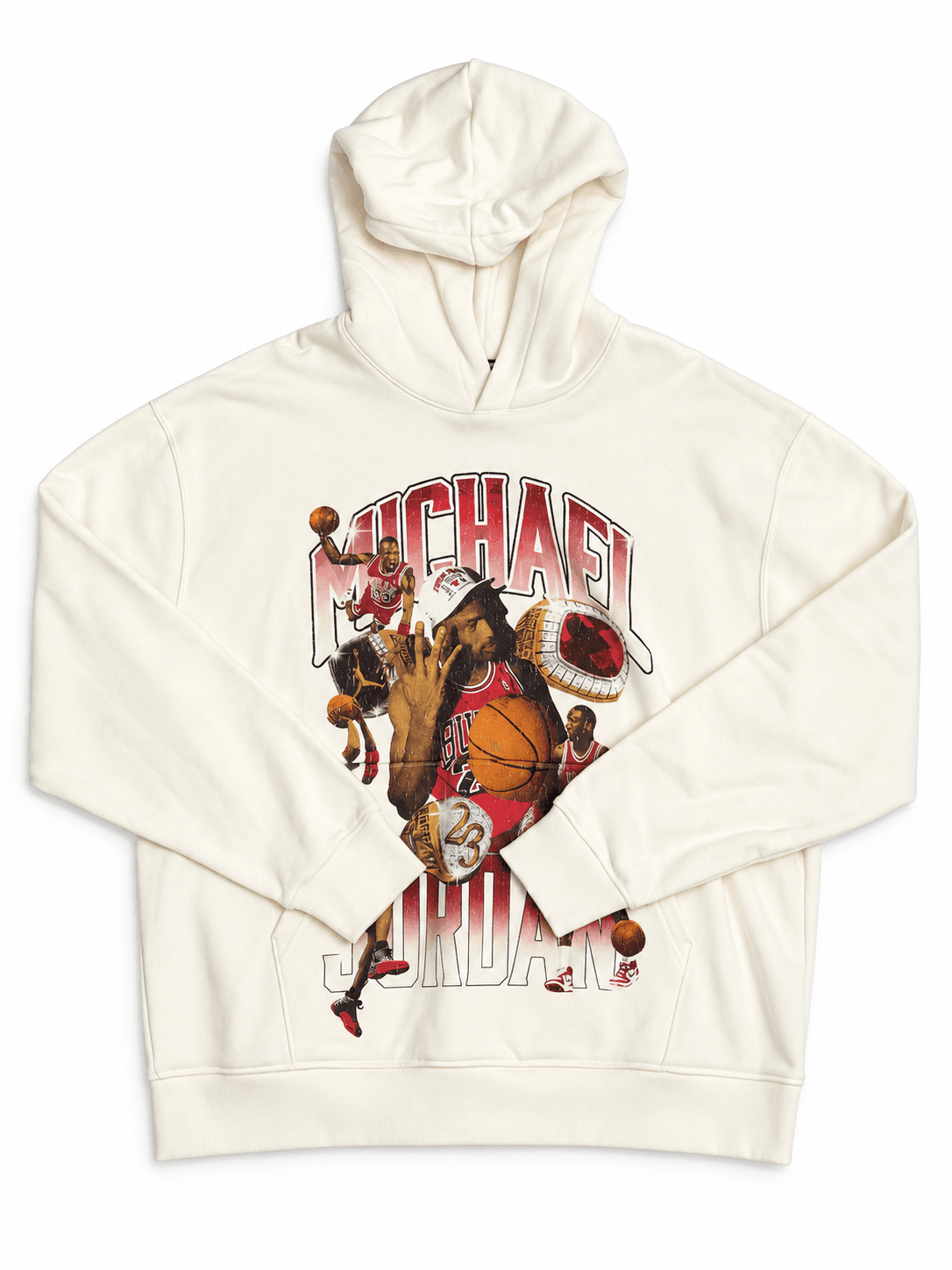 Buzo gráfico Michael Jordan crema