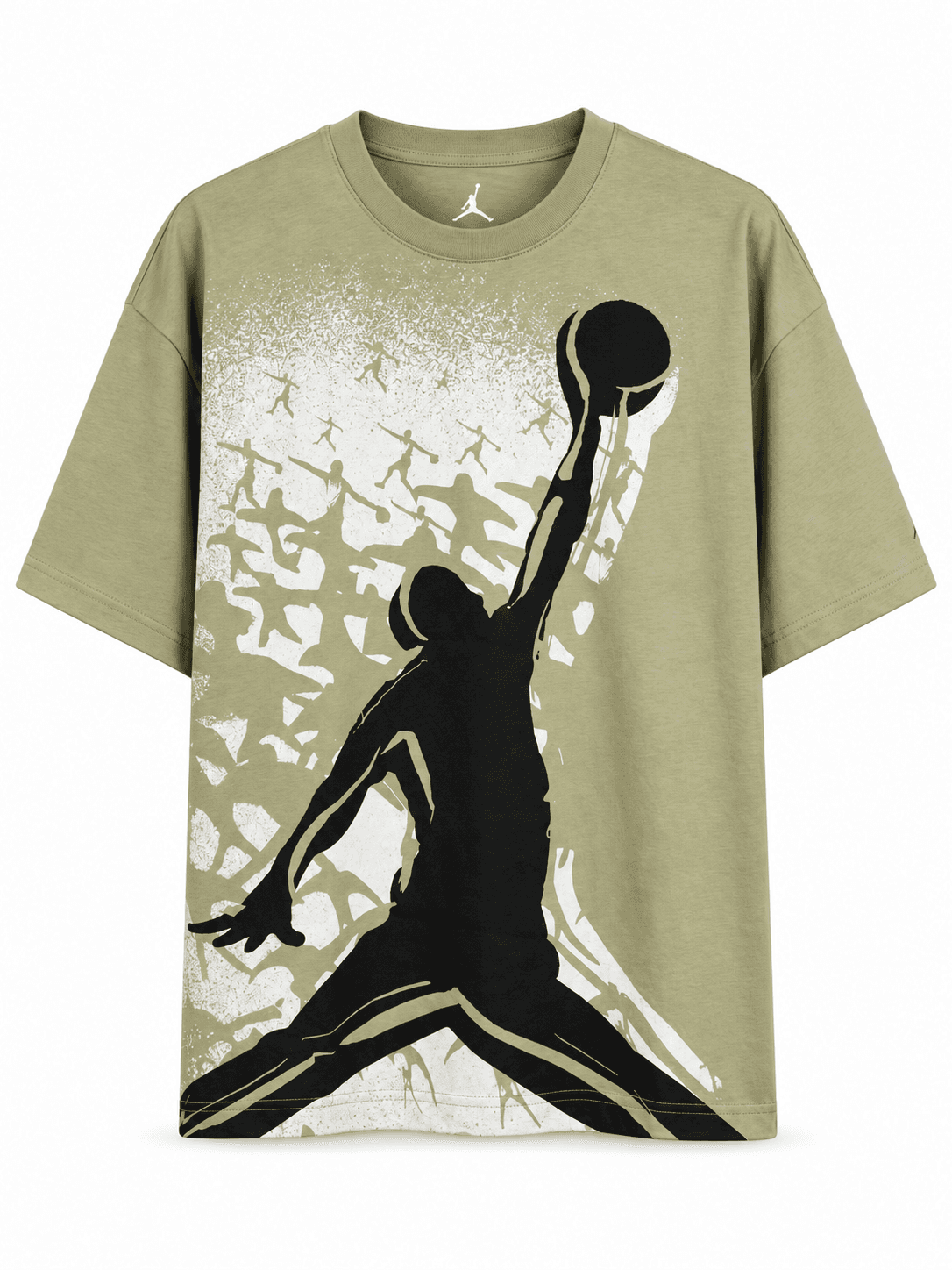 Camiseta Jordan verde oliva jugador