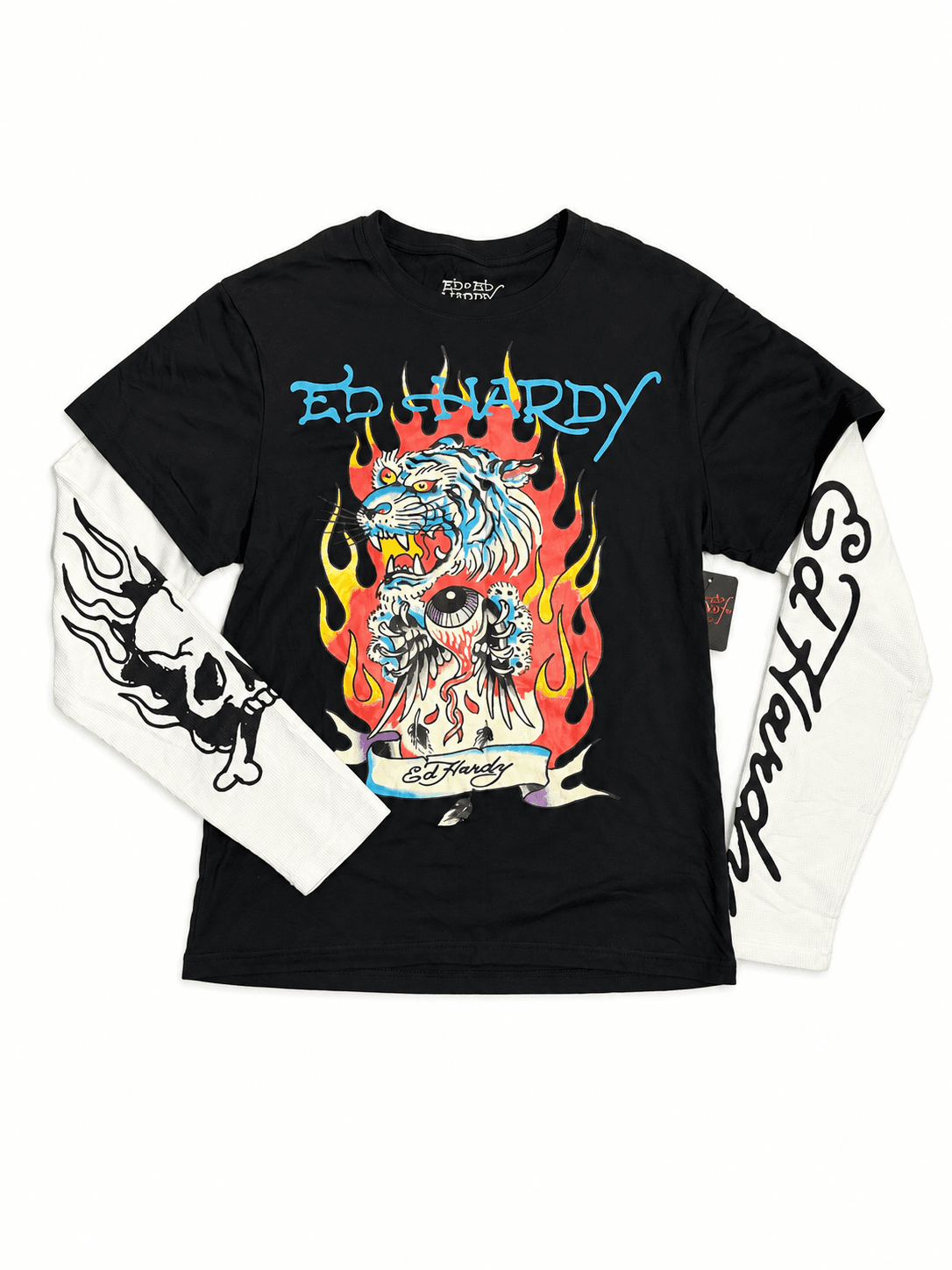 Camiseta manga larga Ed Hardy tigre