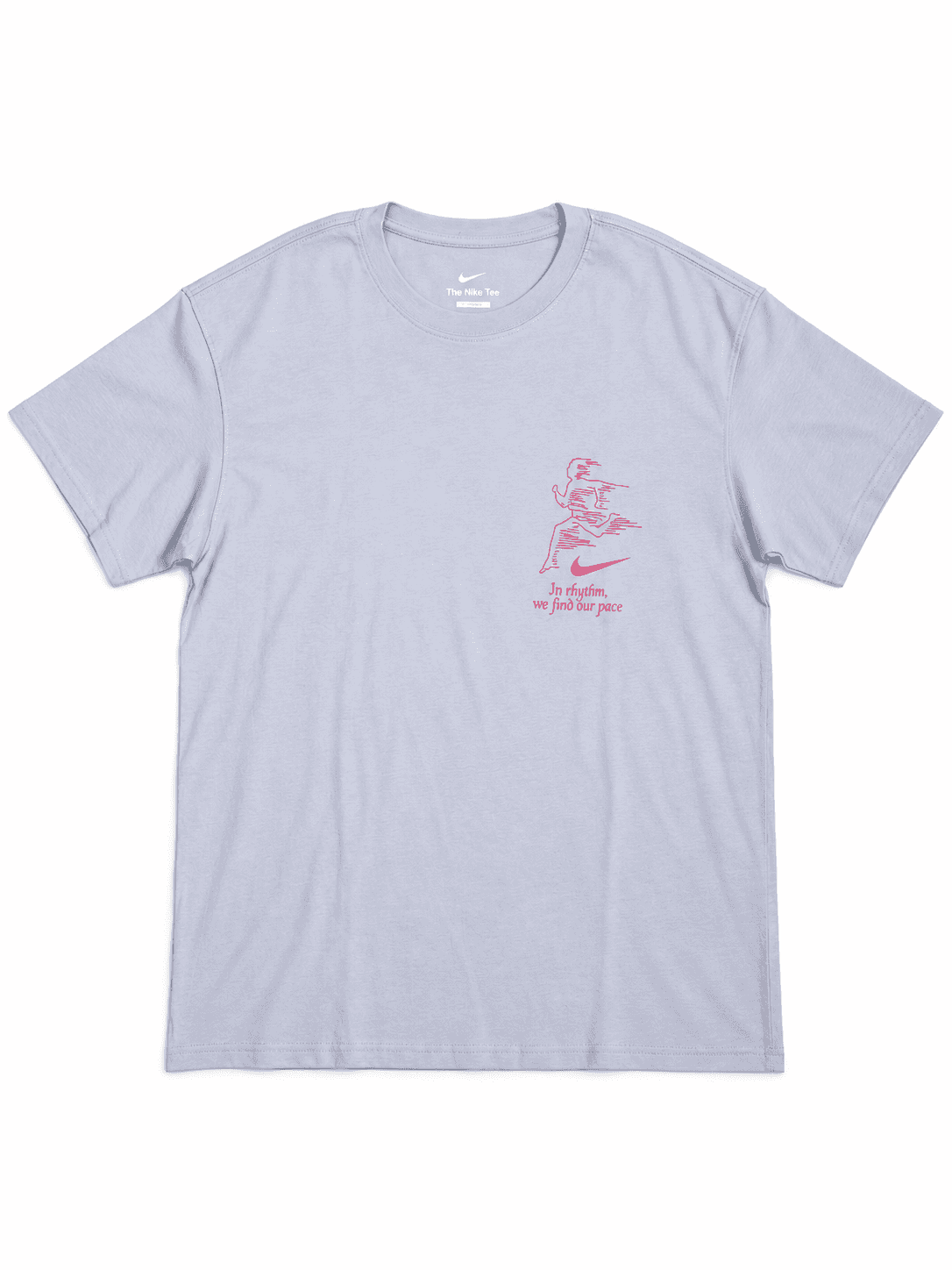 Camiseta Nike gris running