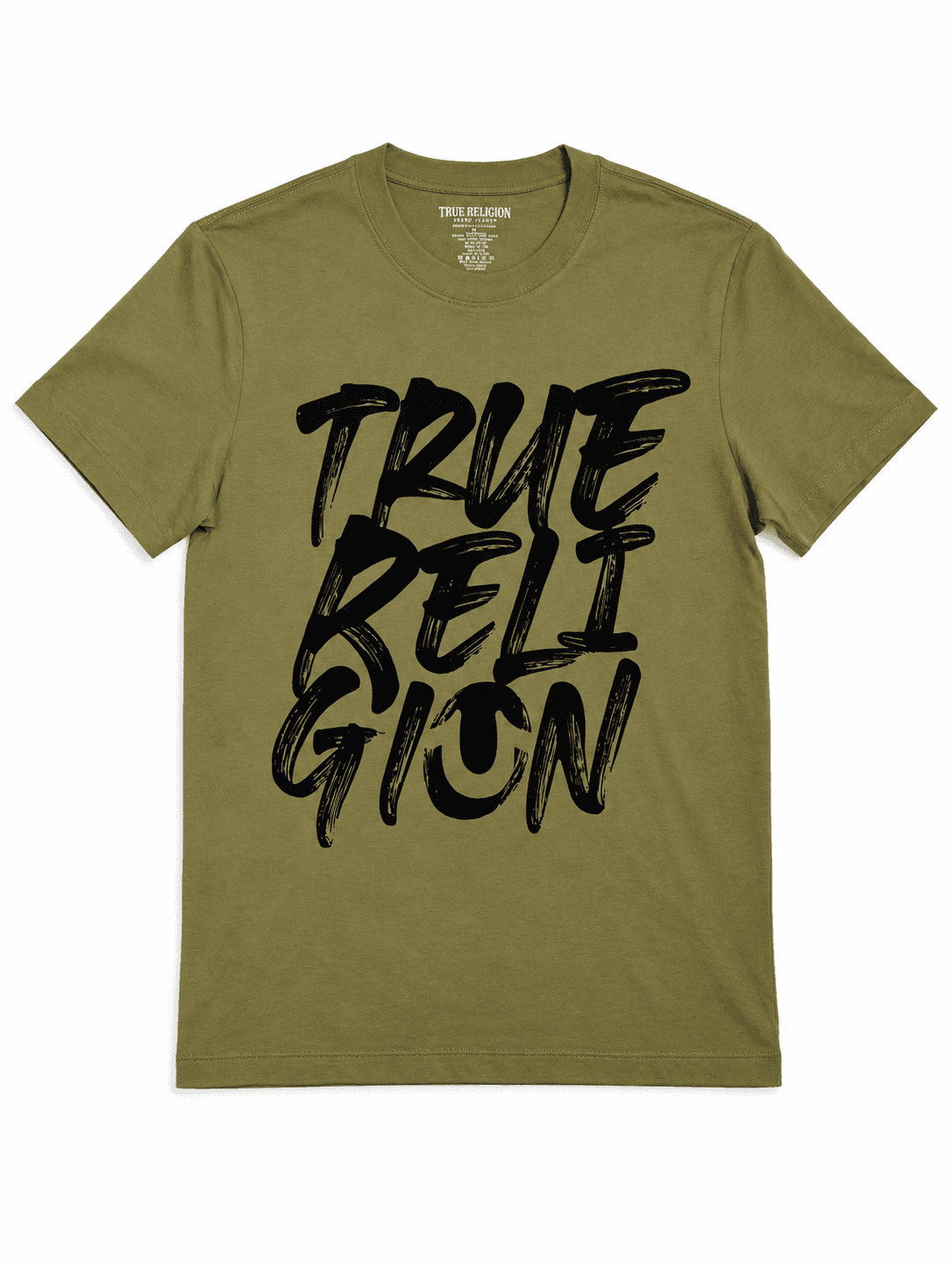 Camiseta True Religion verde militar