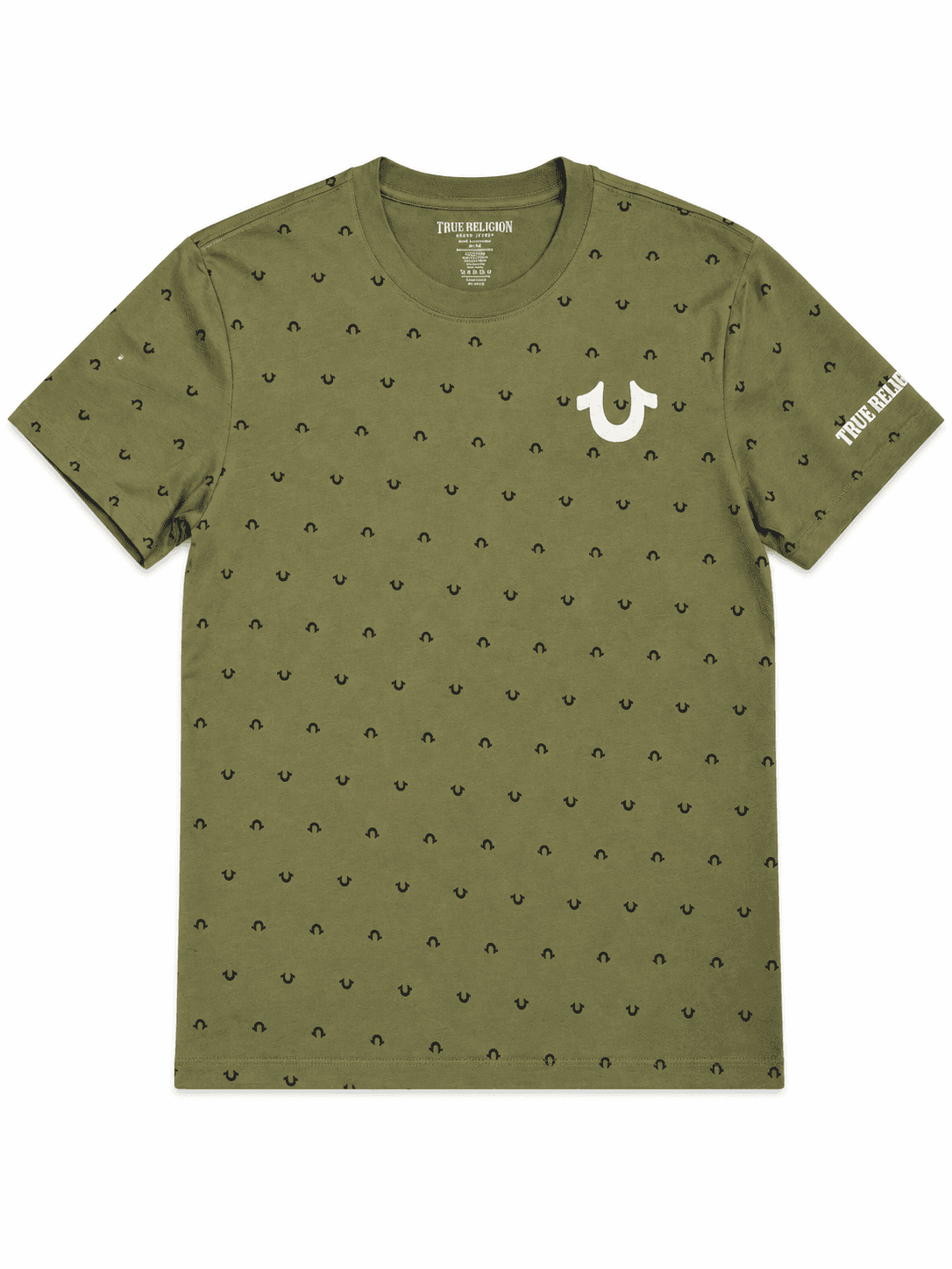 Camiseta True Religion verde oliva