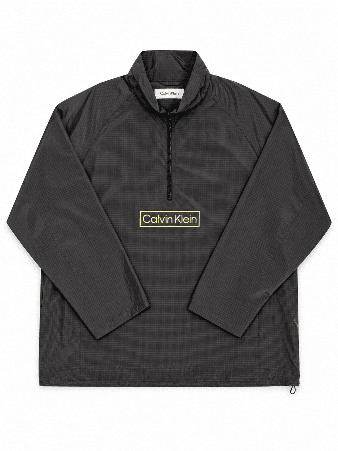 Chaqueta Calvin Klein negra media cremallera