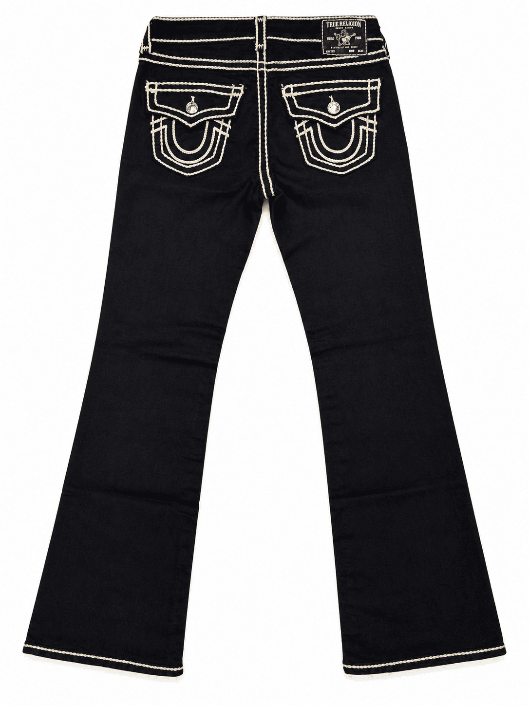 Jean True Religion negro bota campana
