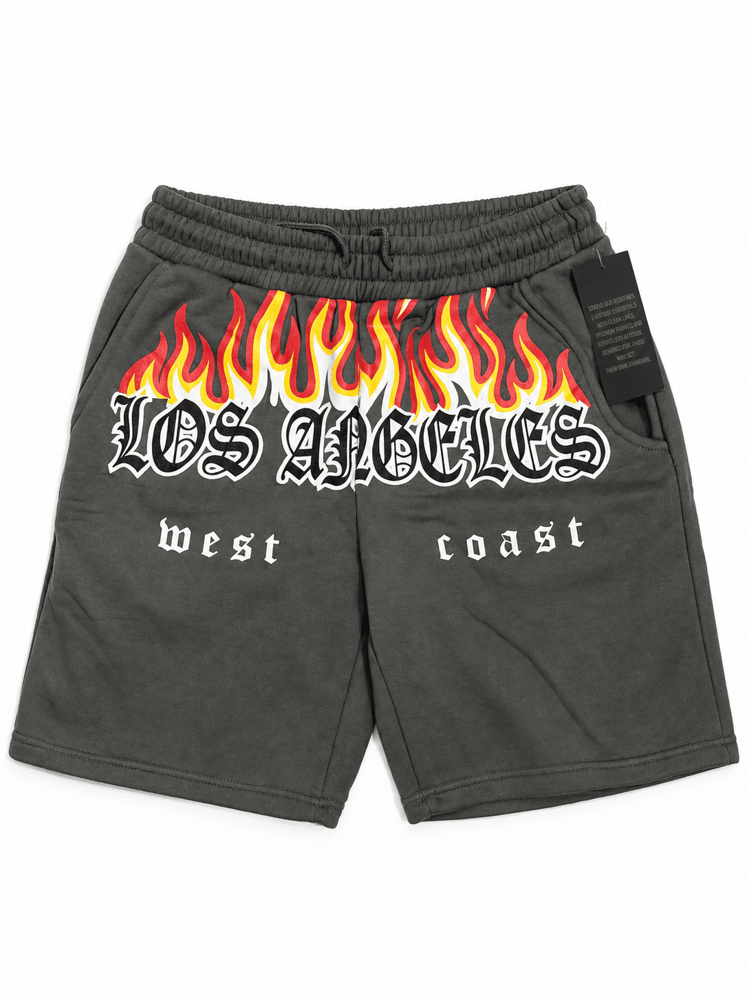 Pantaloneta gris Los Angeles West Coast